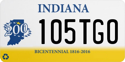 IN license plate 105TGO