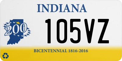 IN license plate 105VZ