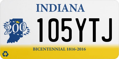 IN license plate 105YTJ