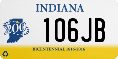 IN license plate 106JB