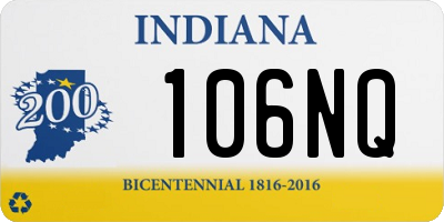 IN license plate 106NQ