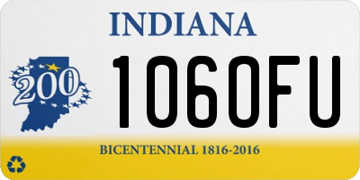 IN license plate 106OFU