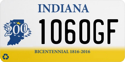 IN license plate 106OGF