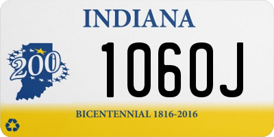 IN license plate 106OJ