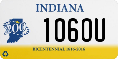 IN license plate 106OU