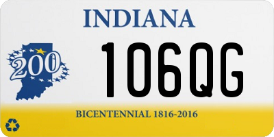 IN license plate 106QG