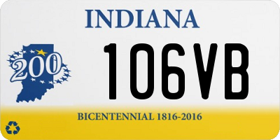 IN license plate 106VB