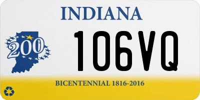 IN license plate 106VQ