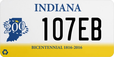 IN license plate 107EB