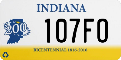 IN license plate 107FO