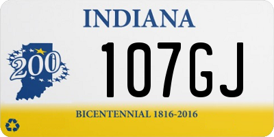 IN license plate 107GJ