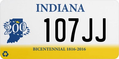 IN license plate 107JJ