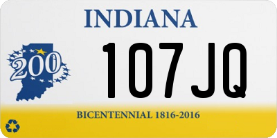 IN license plate 107JQ