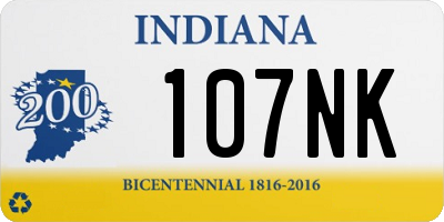 IN license plate 107NK
