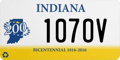 IN license plate 107OV
