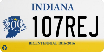 IN license plate 107REJ