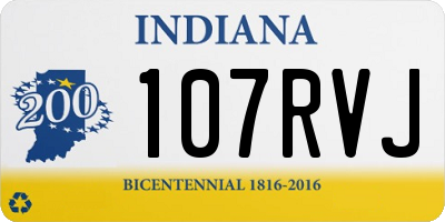 IN license plate 107RVJ
