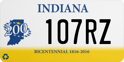 IN license plate 107RZ