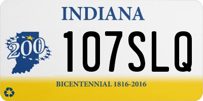 IN license plate 107SLQ