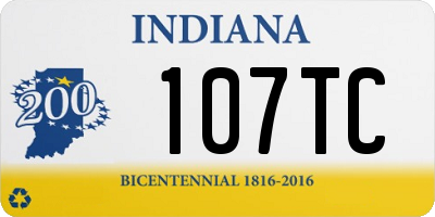 IN license plate 107TC