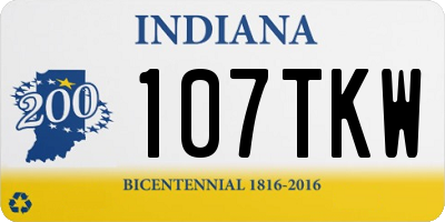 IN license plate 107TKW