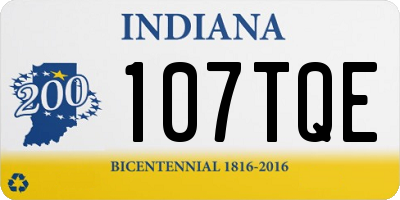 IN license plate 107TQE