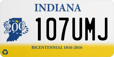 IN license plate 107UMJ