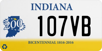 IN license plate 107VB