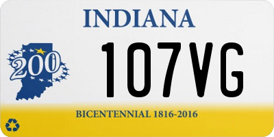 IN license plate 107VG