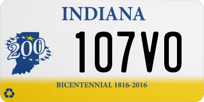 IN license plate 107VO
