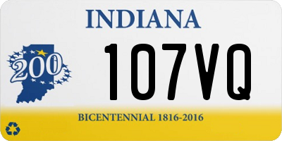 IN license plate 107VQ