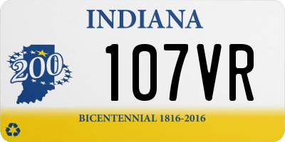 IN license plate 107VR