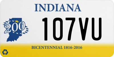 IN license plate 107VU