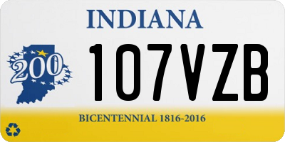 IN license plate 107VZB