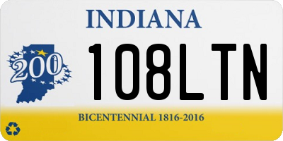 IN license plate 108LTN