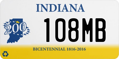 IN license plate 108MB