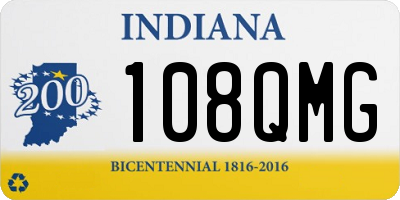 IN license plate 108QMG
