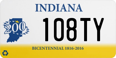 IN license plate 108TY