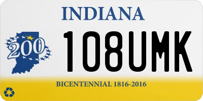 IN license plate 108UMK