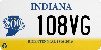IN license plate 108VG