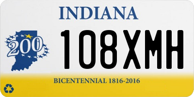 IN license plate 108XMH