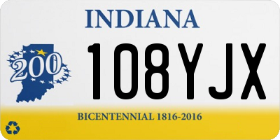 IN license plate 108YJX