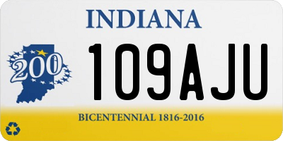 IN license plate 109AJU