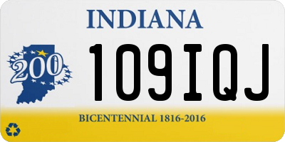IN license plate 109IQJ
