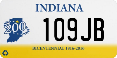 IN license plate 109JB