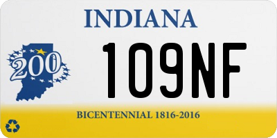 IN license plate 109NF
