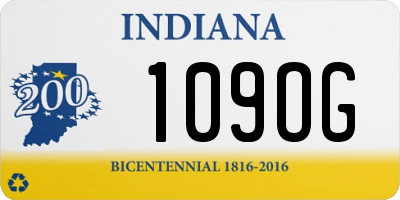 IN license plate 109OG