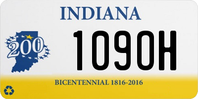 IN license plate 109OH