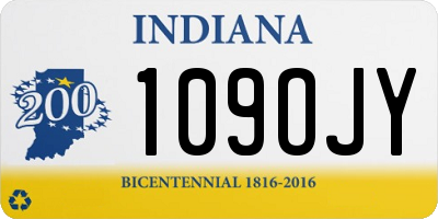 IN license plate 109OJY
