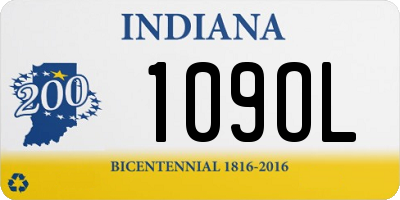 IN license plate 109OL